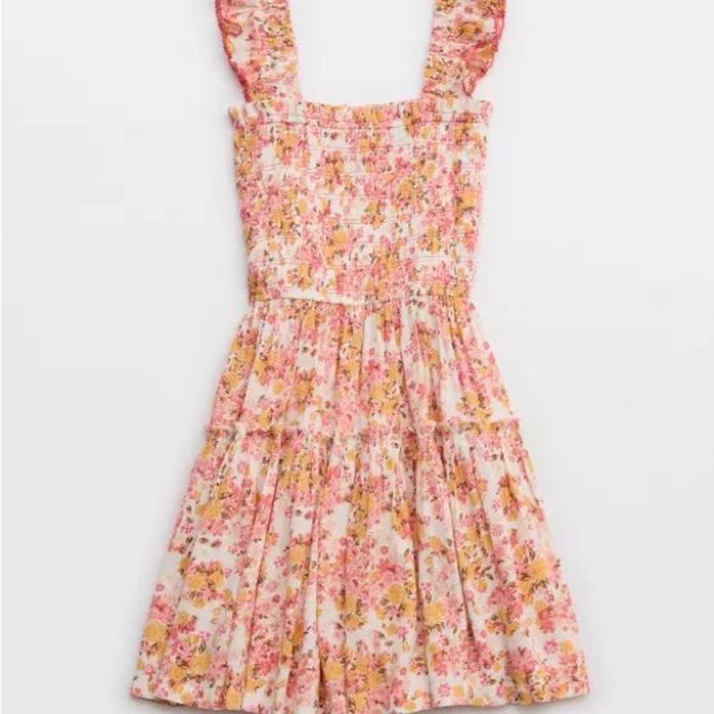 NWT Aerie Flirty Shoulder Summer Mini Dress